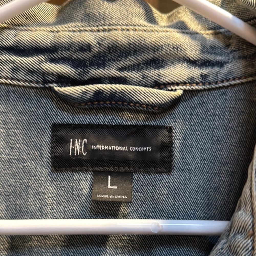 INC International Concepts Denim Jacket